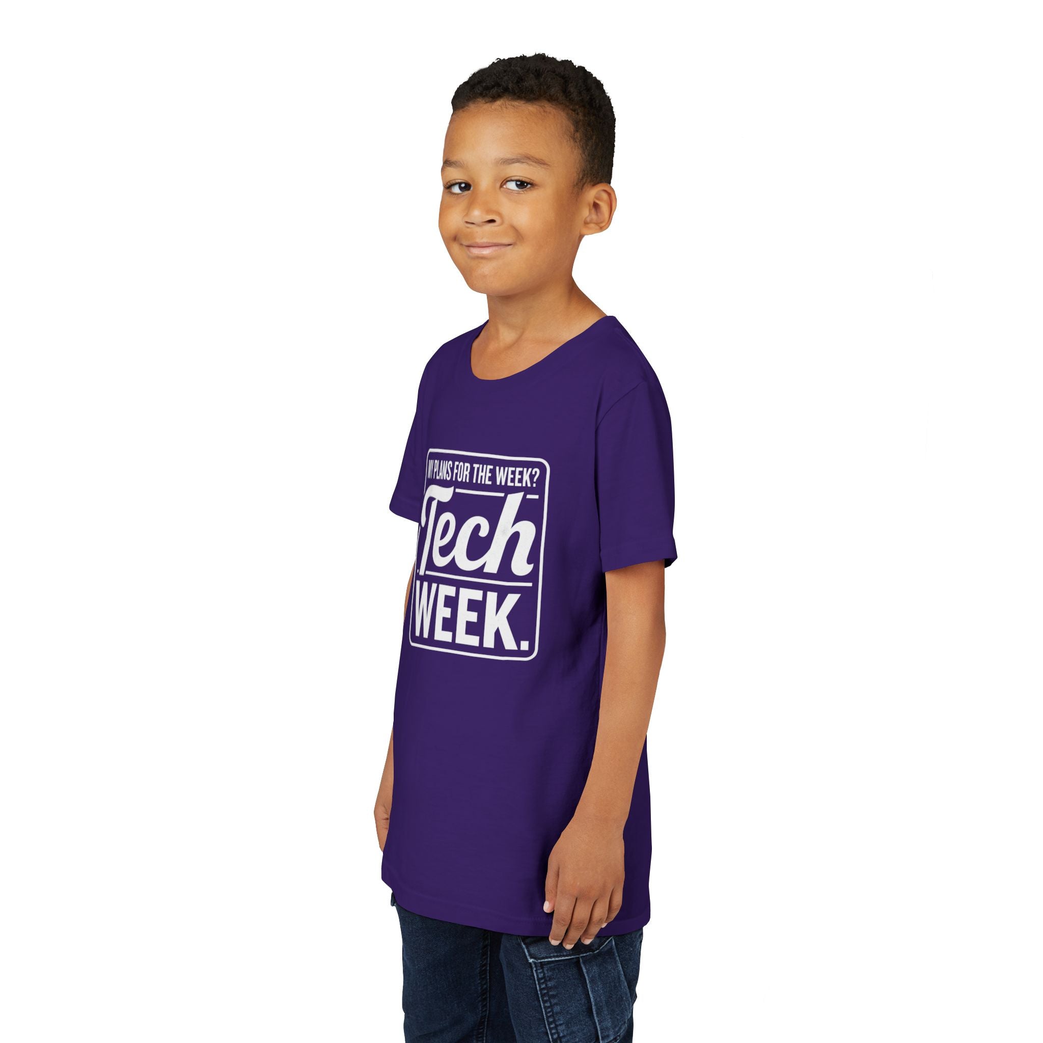 Tech Week Youth Tee — "My Plans For the Week? Tech Week."