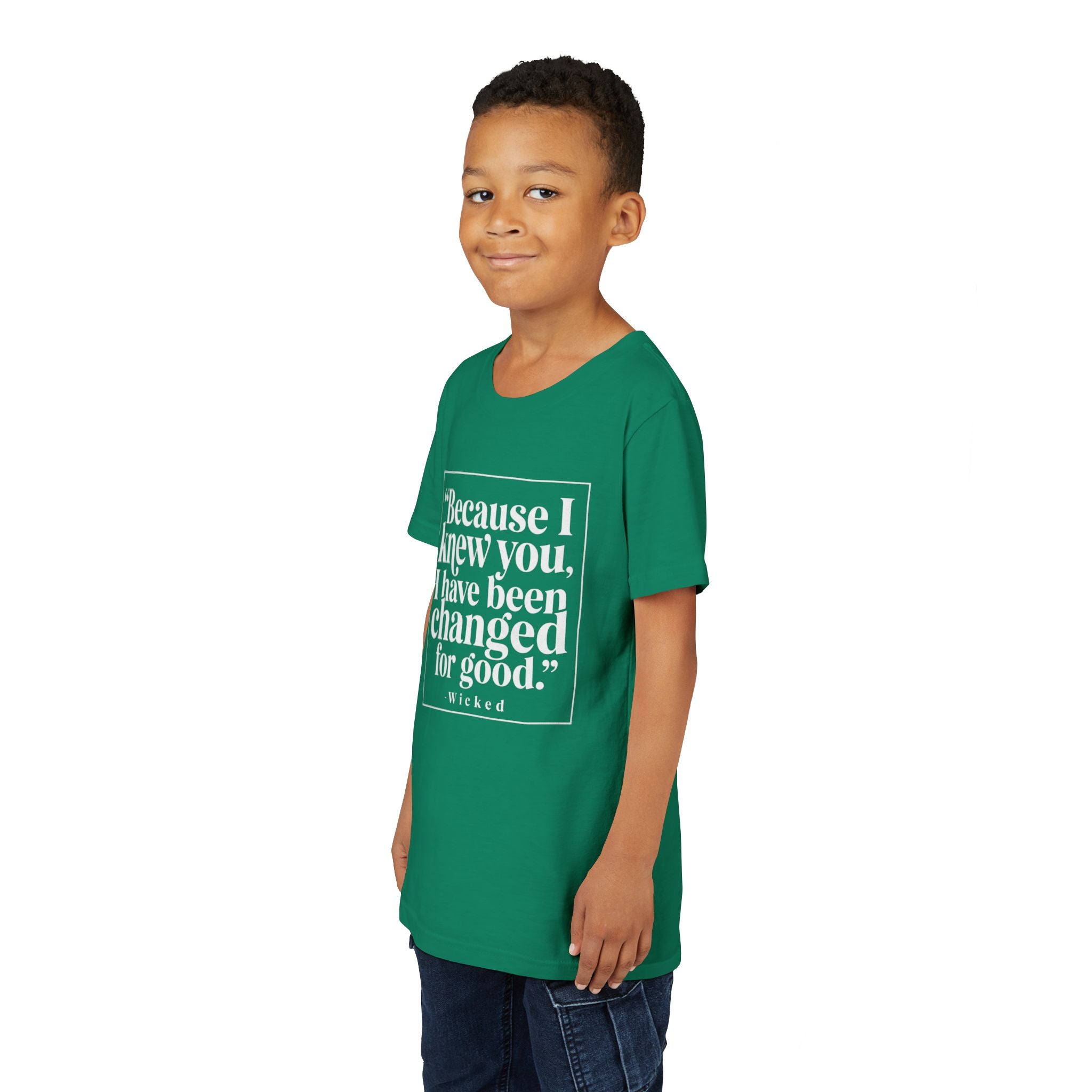 Wicked 'Because I Knew You, I Have Been Changed For Good' Youth Tee