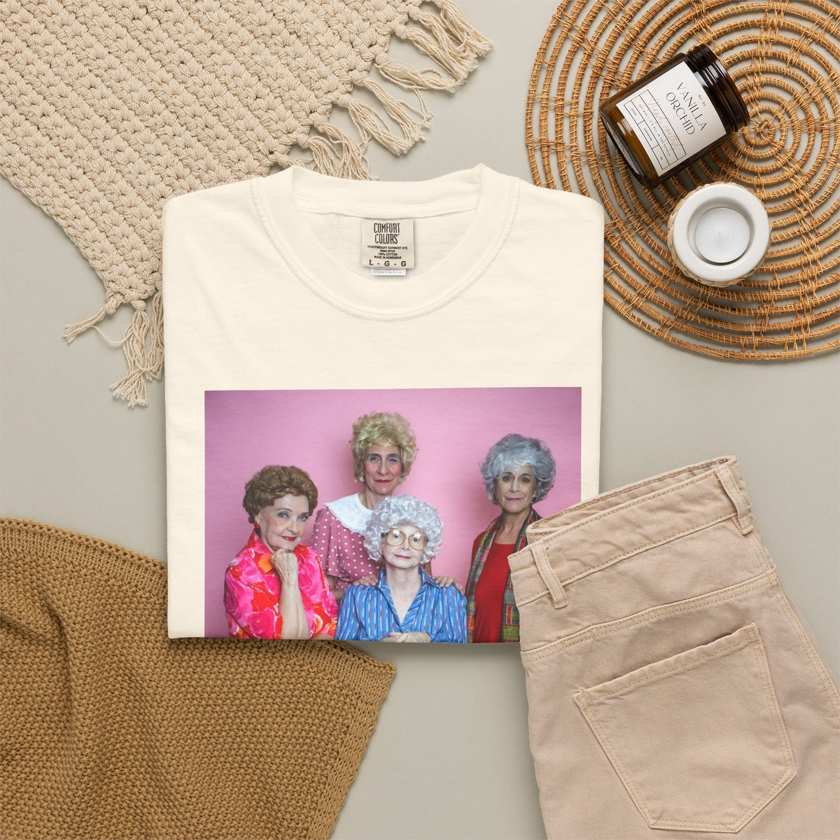 Golden Girls Inspired Photo T‑Shirt — Vintage TV Comedy Tee