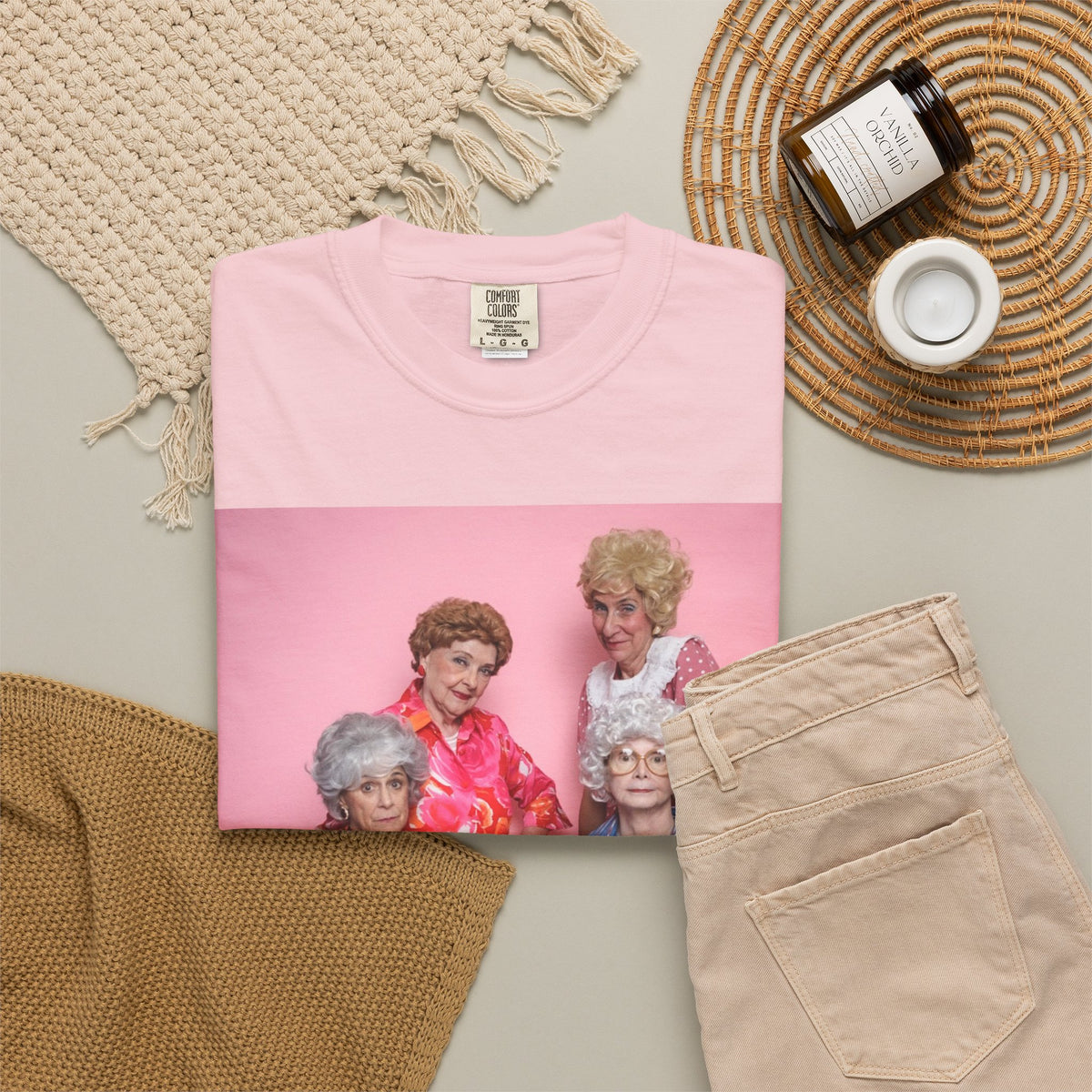 Golden Girls Inspired Photo T‑Shirt — Vintage TV Comedy Tee