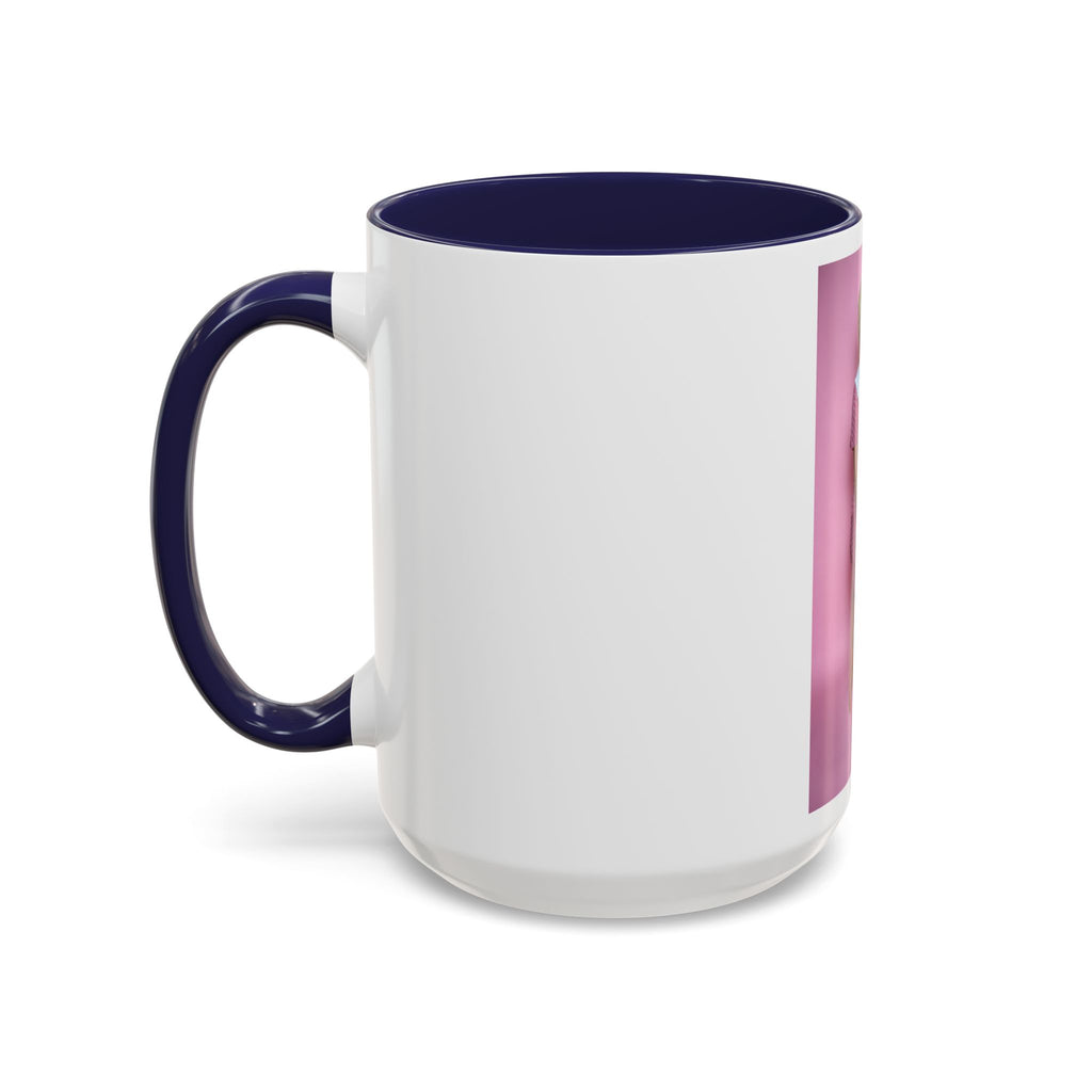 Vintage Pink Portrait Rose Golden Girls Inspired Coffee Mug — Quirky Photo Accent Mug (11/15oz)