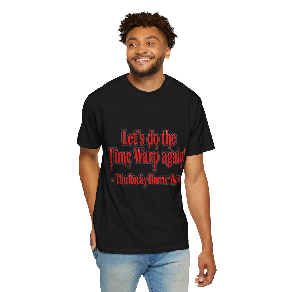 T-Shirt — "Let’s Do the Time Warp Again!" Rocky Horror Show Fan Tee