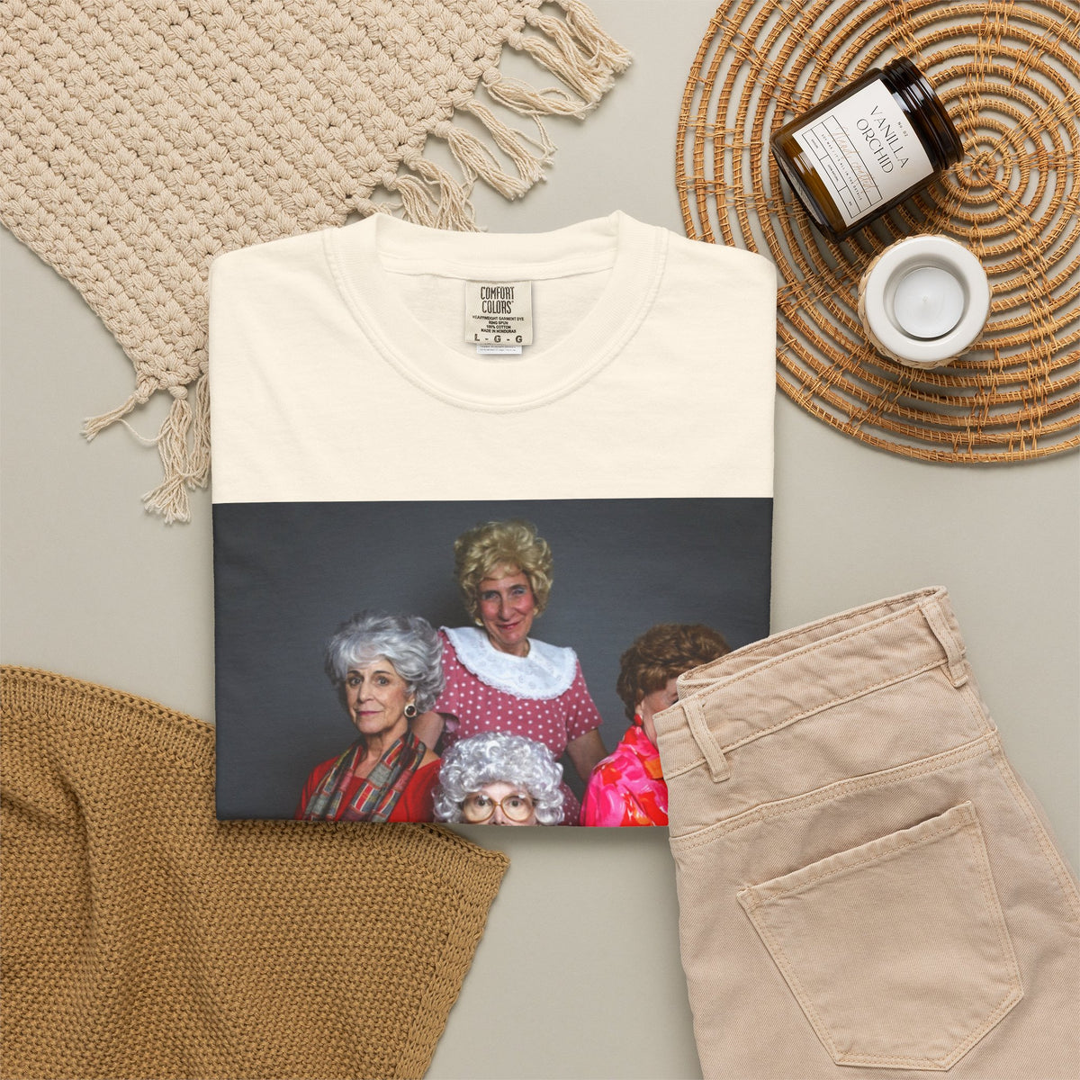 Golden Girls Inspired Photo T‑Shirt — Vintage TV Comedy Tee