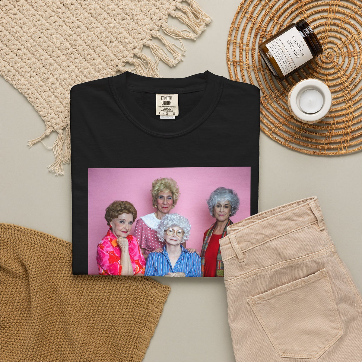 Golden Girls Inspired Photo T‑Shirt — Vintage TV Comedy Tee