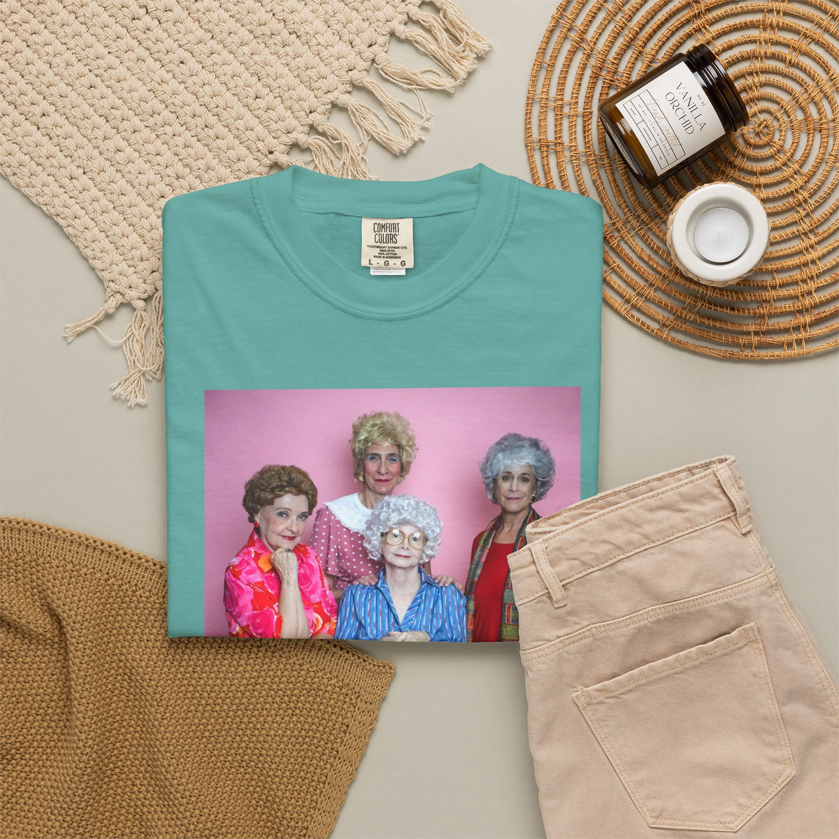 Golden Girls Inspired Photo T‑Shirt — Vintage TV Comedy Tee