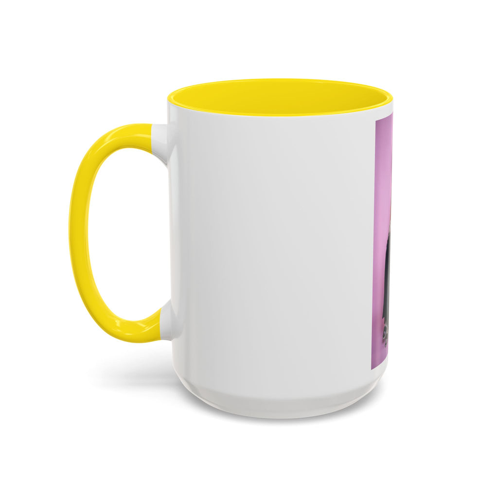 Vintage Dorothy Golden Girls Inspired Portrait Accent Coffee Mug — Quirky Retro Kitchen Gift