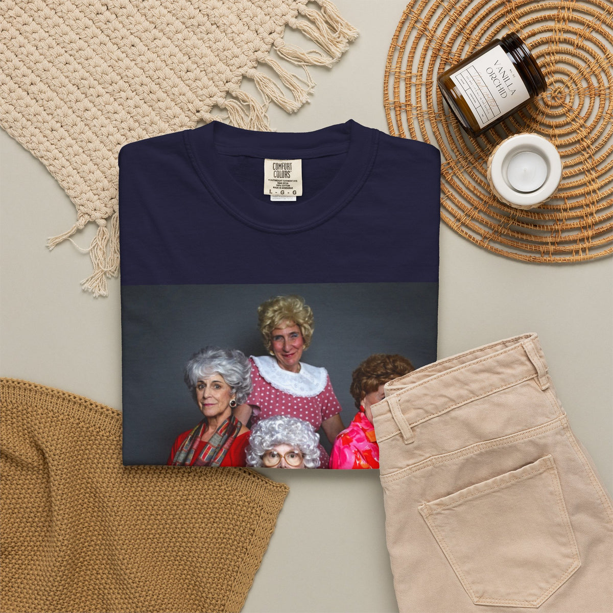 Golden Girls Inspired Photo T‑Shirt — Vintage TV Comedy Tee