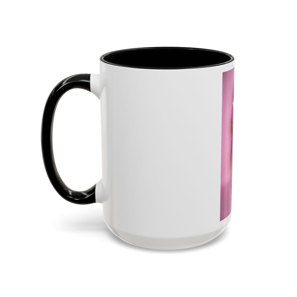 Vintage Pink Portrait Rose Golden Girls Inspired Coffee Mug — Quirky Photo Accent Mug (11/15oz)