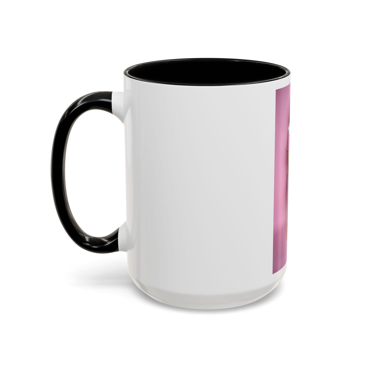Vintage Pink Portrait Rose Golden Girls Inspired Coffee Mug — Quirky Photo Accent Mug (11/15oz)