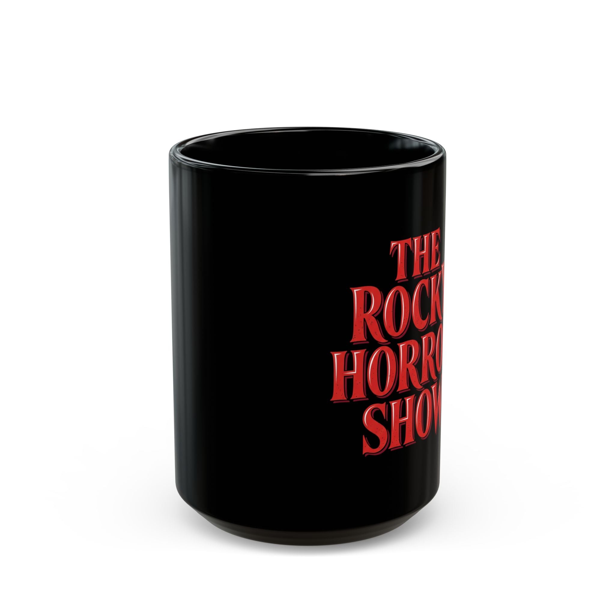 Rocky Horror Show Black Mug — The Rocky Horror Show Logo Coffee Cup (11oz/15oz)