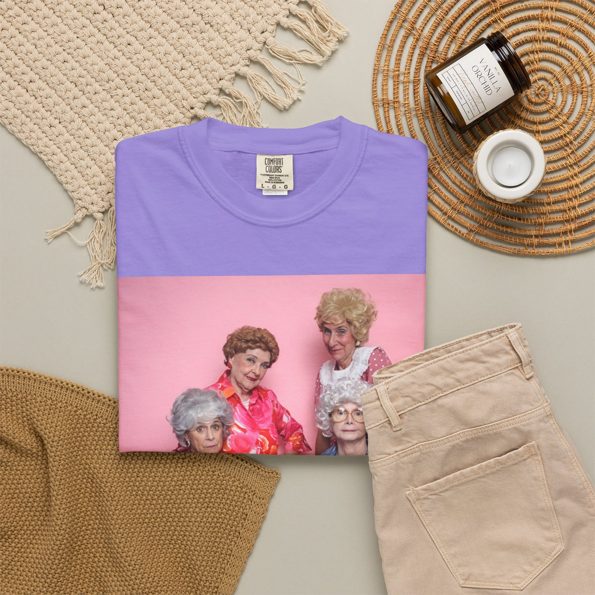 Golden Girls Inspired Photo T‑Shirt — Vintage TV Comedy Tee