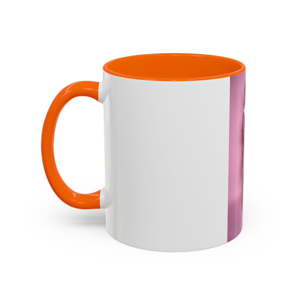 Vintage Pink Portrait Rose Golden Girls Inspired Coffee Mug — Quirky Photo Accent Mug (11/15oz)