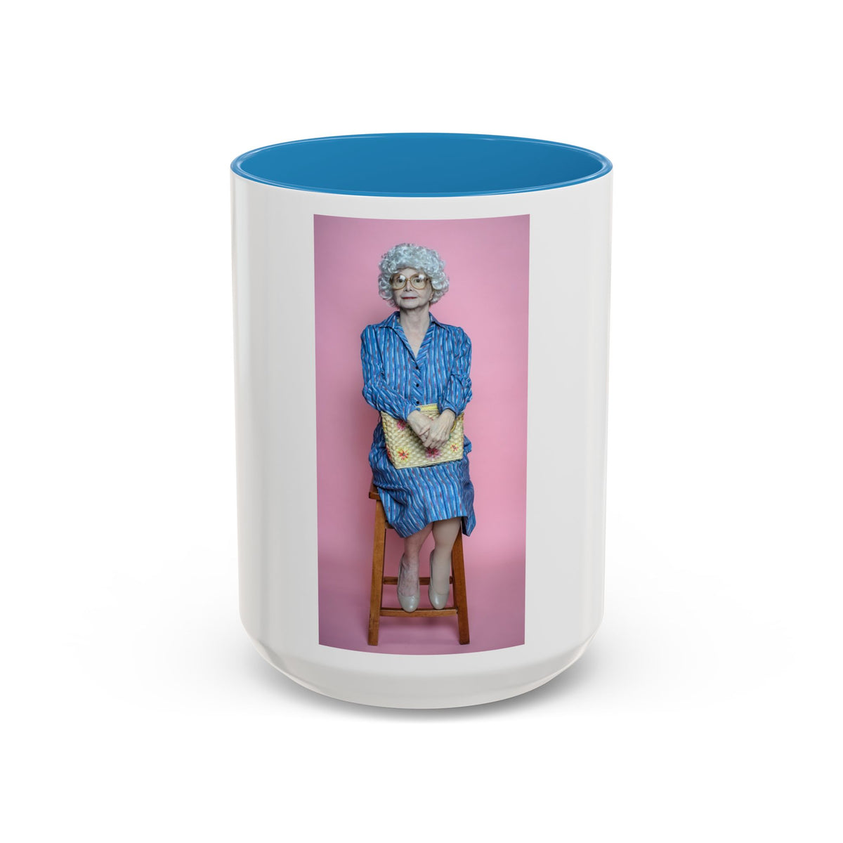 Vintage Sophia Golden Girls Inspired Portrait Accent Coffee Mug — Quirky Retro Kitchen Gift