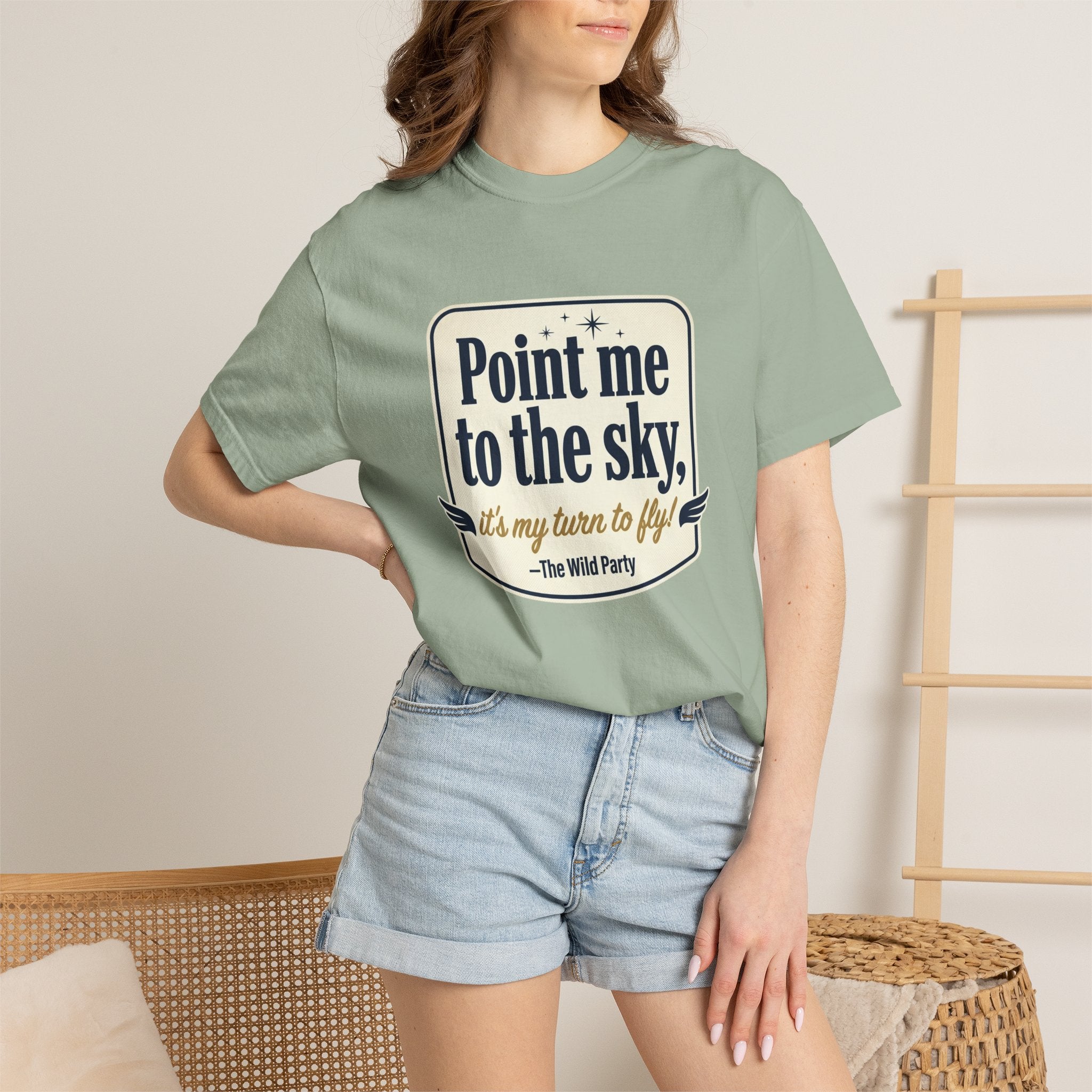 "Point Me to the Sky" Graphic T-Shirt — The Wild Party Quote