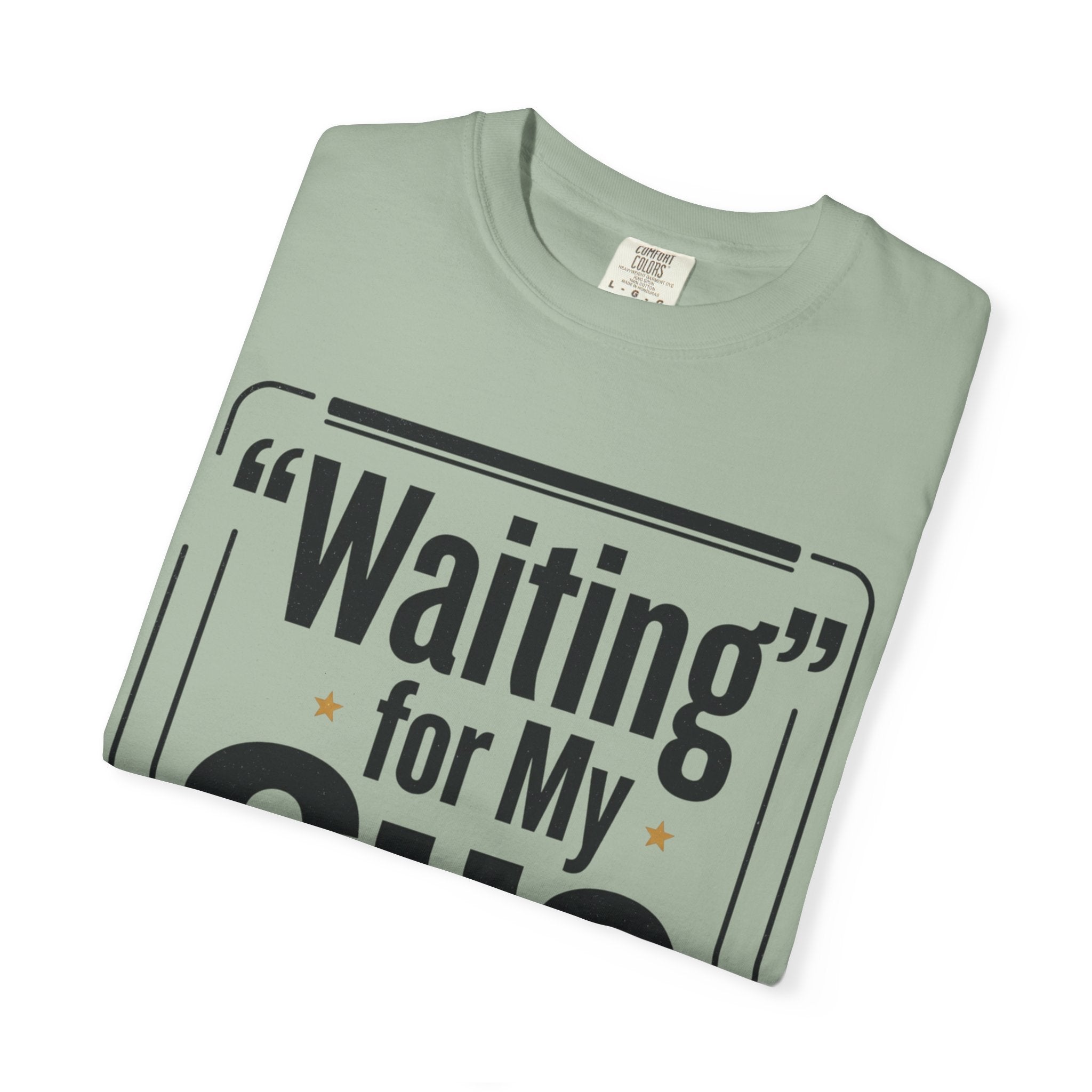 Waiting for My Cue T-Shirt — Theater Actor Rehearsal Tee