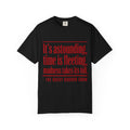 Rocky Horror Quote T-Shirt — "It's astounding, time is fleeting" Graphic Tee