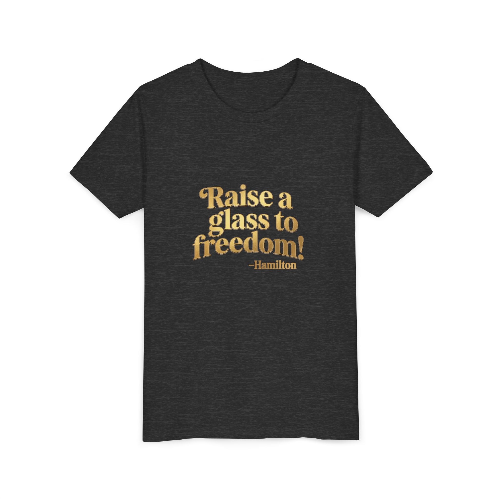 Hamilton 'Raise a Glass to Freedom' Youth Short Sleeve Tee