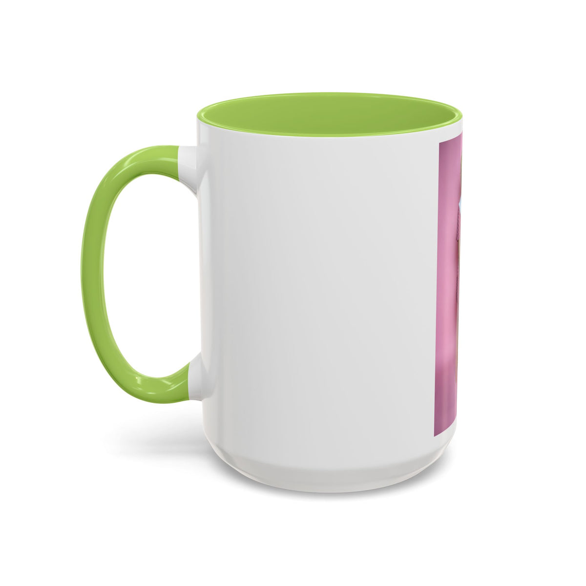 Vintage Pink Portrait Rose Golden Girls Inspired Coffee Mug — Quirky Photo Accent Mug (11/15oz)