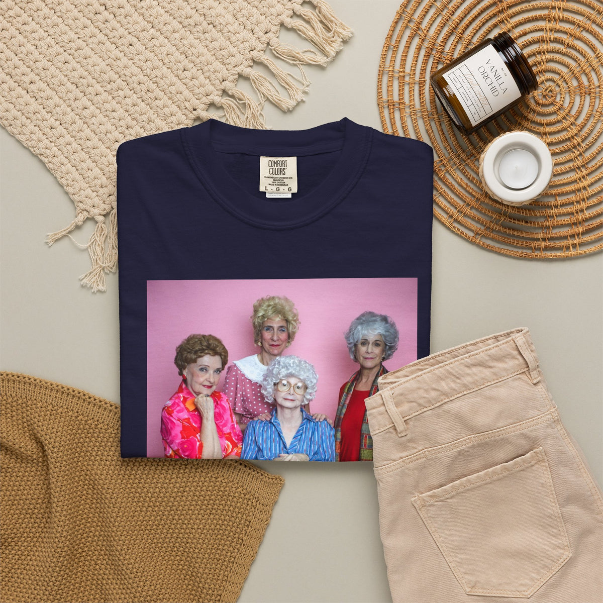Golden Girls Inspired Photo T‑Shirt — Vintage TV Comedy Tee