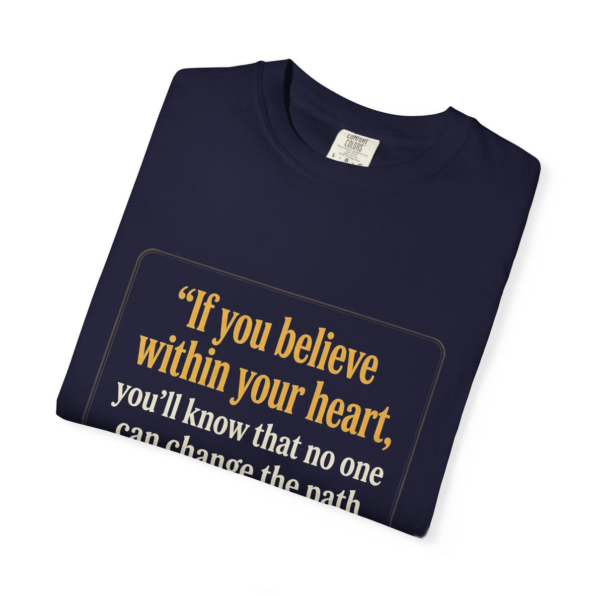 The Wiz Quote T-Shirt — "If you believe within your heart"