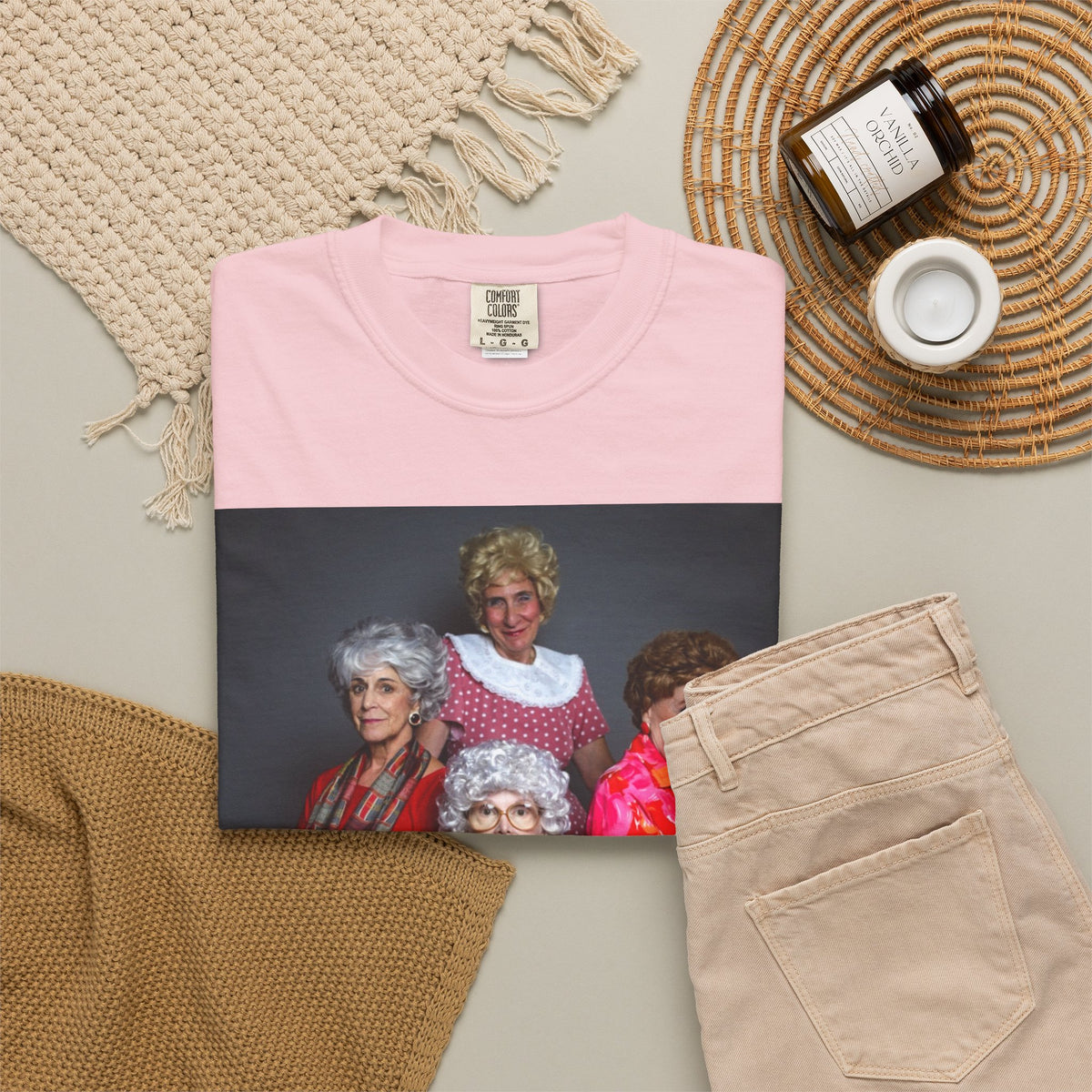 Golden Girls Inspired Photo T‑Shirt — Vintage TV Comedy Tee