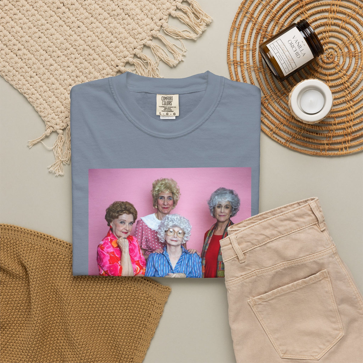 Golden Girls Inspired Photo T‑Shirt — Vintage TV Comedy Tee