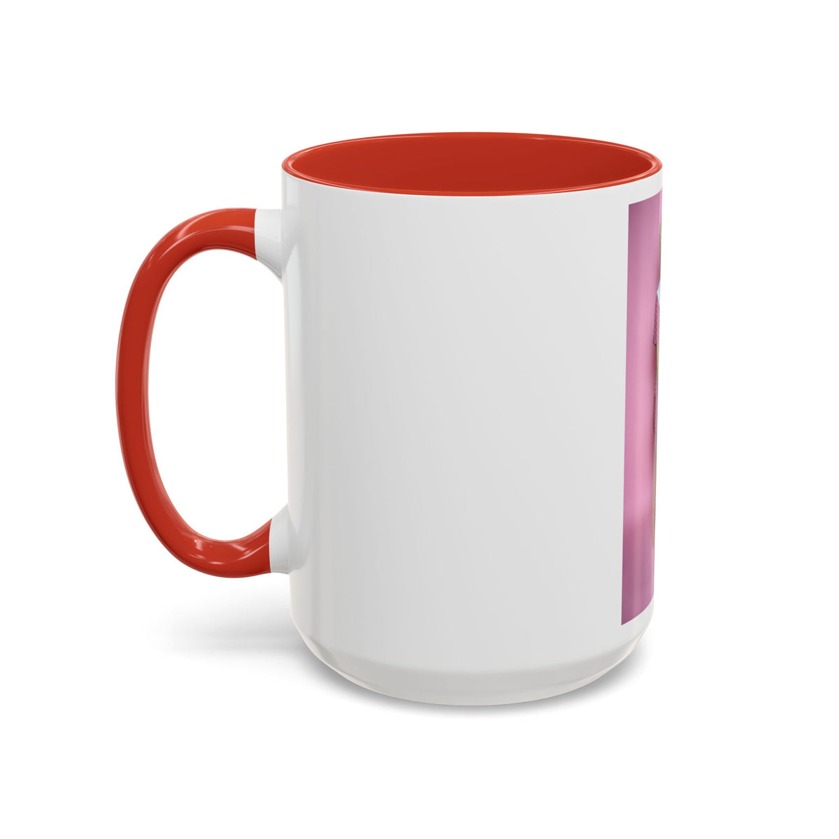 Vintage Pink Portrait Rose Golden Girls Inspired Coffee Mug — Quirky Photo Accent Mug (11/15oz)
