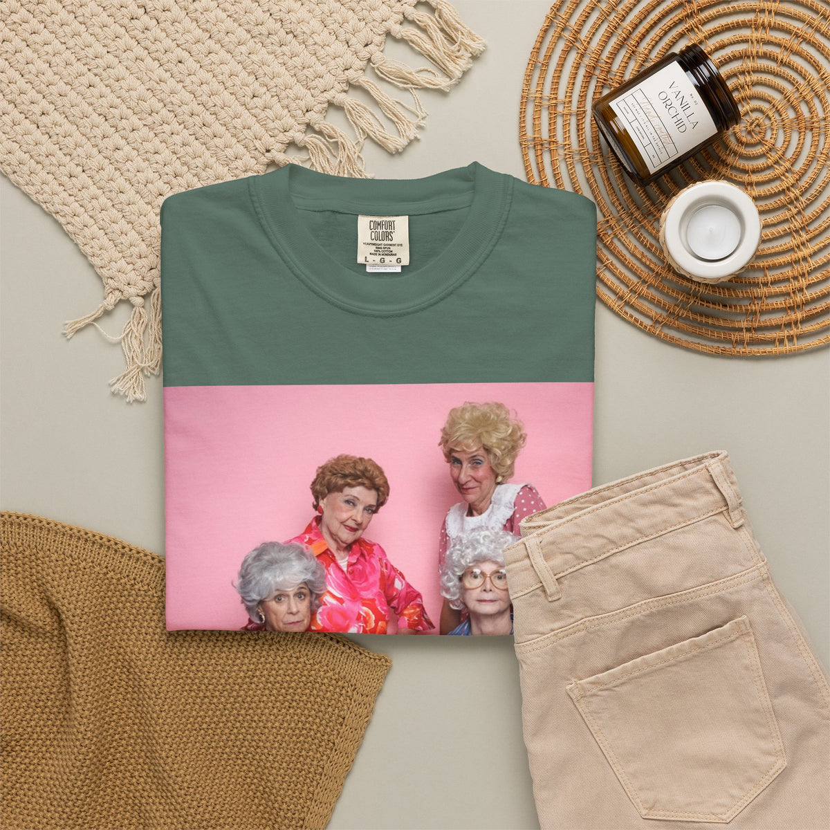Golden Girls Inspired Photo T‑Shirt — Vintage TV Comedy Tee