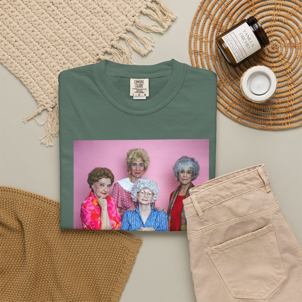 Golden Girls Inspired Photo T‑Shirt — Vintage TV Comedy Tee