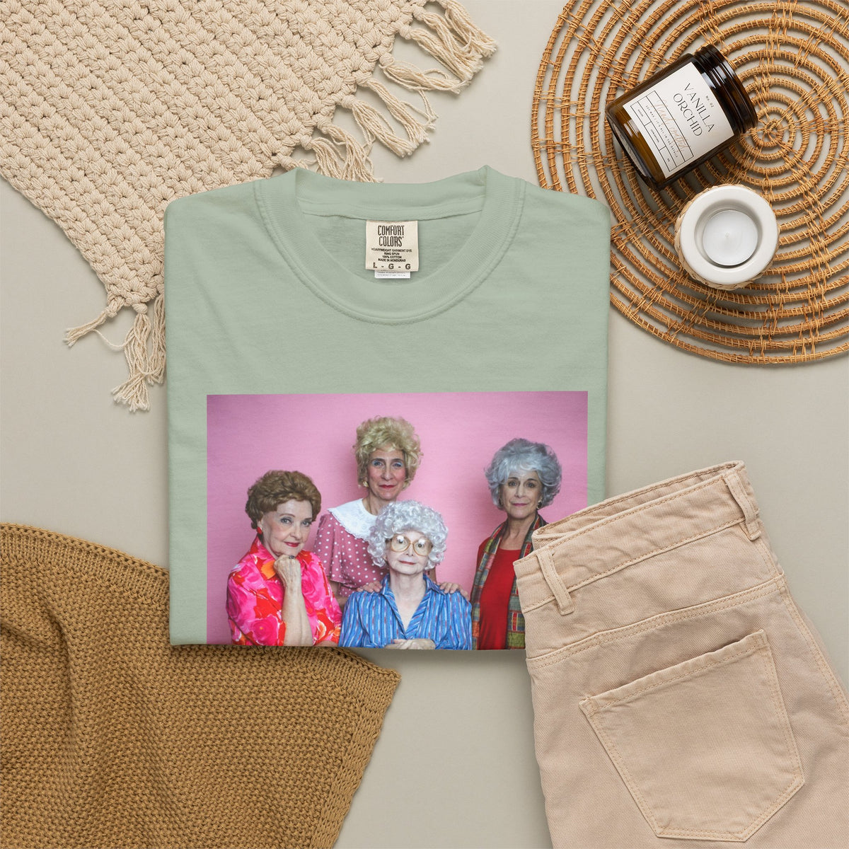 Golden Girls Inspired Photo T‑Shirt — Vintage TV Comedy Tee