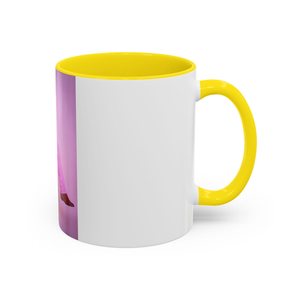 Vintage Blanche Golden Girls Inspired Portrait Accent Coffee Mug — Quirky Retro Kitchen Gift