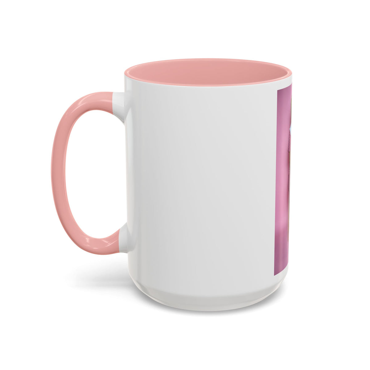 Vintage Pink Portrait Rose Golden Girls Inspired Coffee Mug — Quirky Photo Accent Mug (11/15oz)