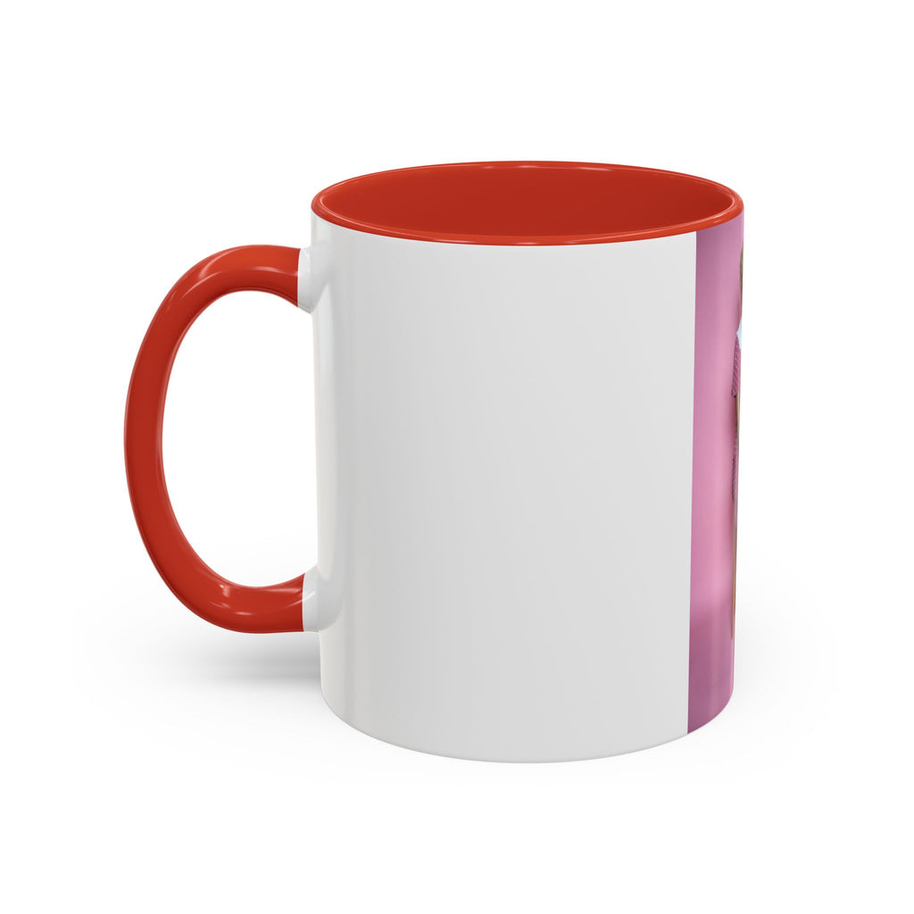 Vintage Pink Portrait Rose Golden Girls Inspired Coffee Mug — Quirky Photo Accent Mug (11/15oz)