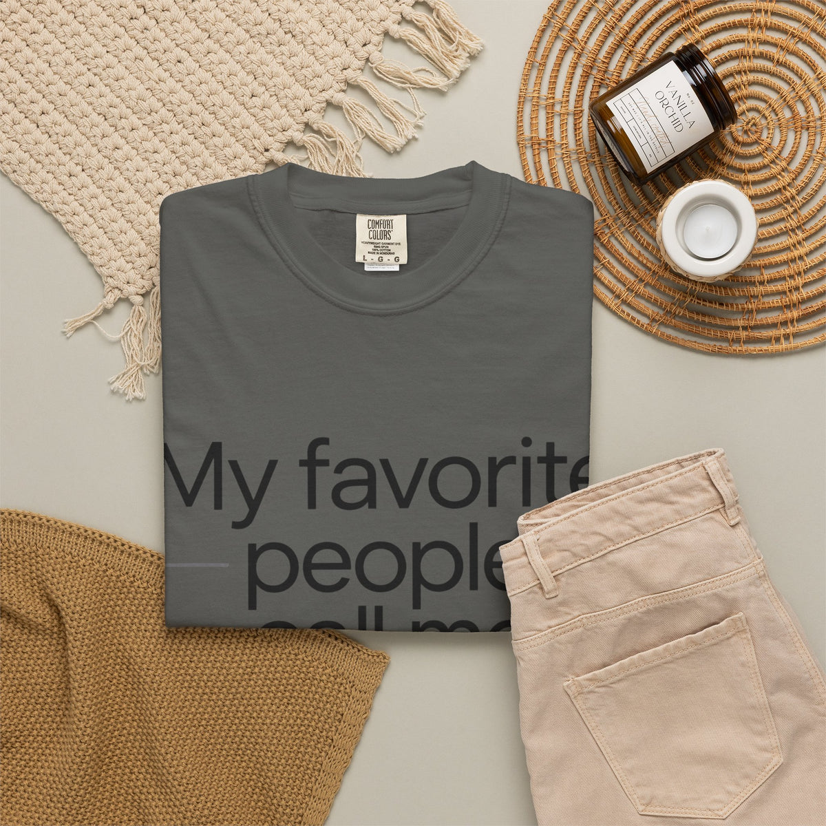 “My Favorite People Call Me Meme” Grandma T-Shirt