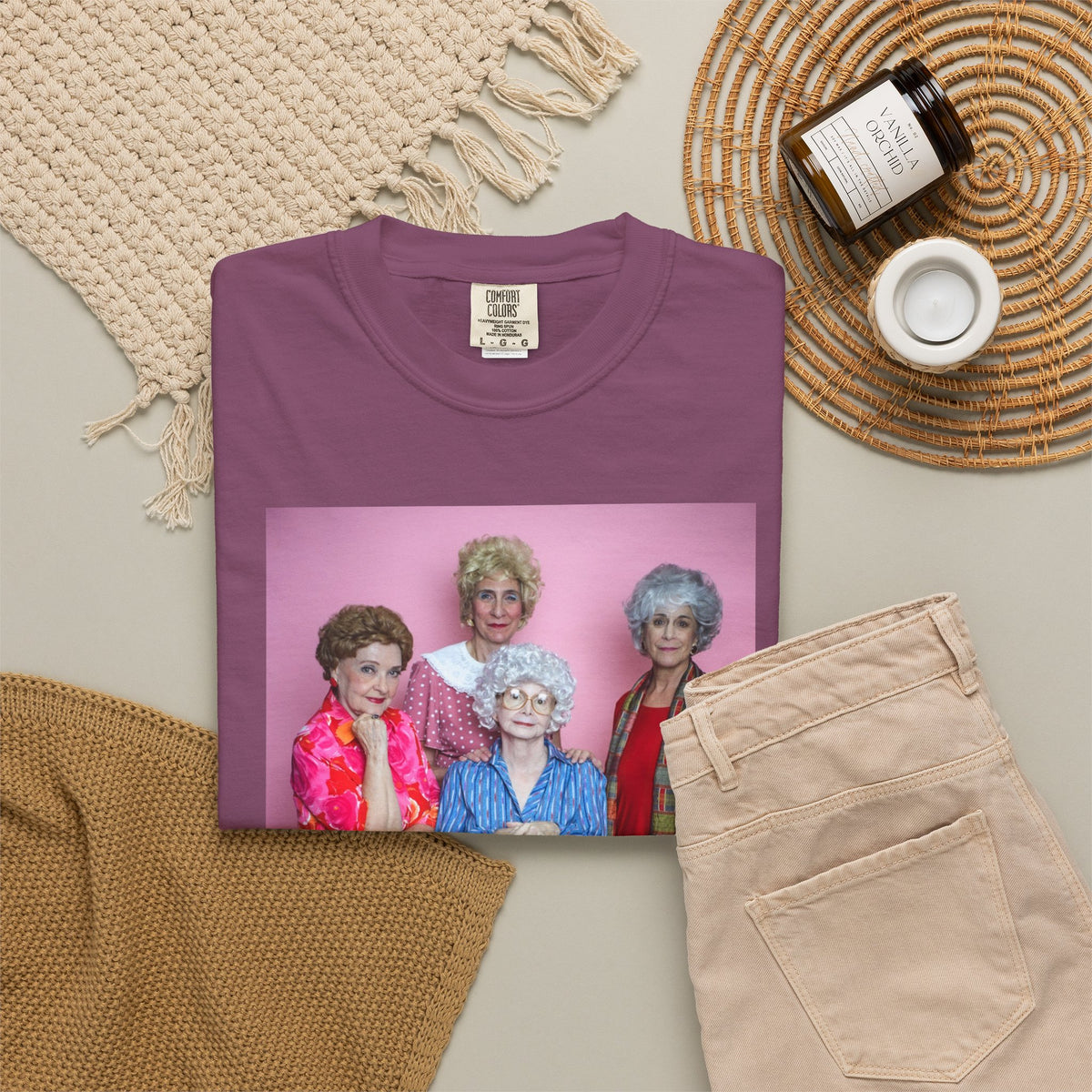 Golden Girls Inspired Photo T‑Shirt — Vintage TV Comedy Tee