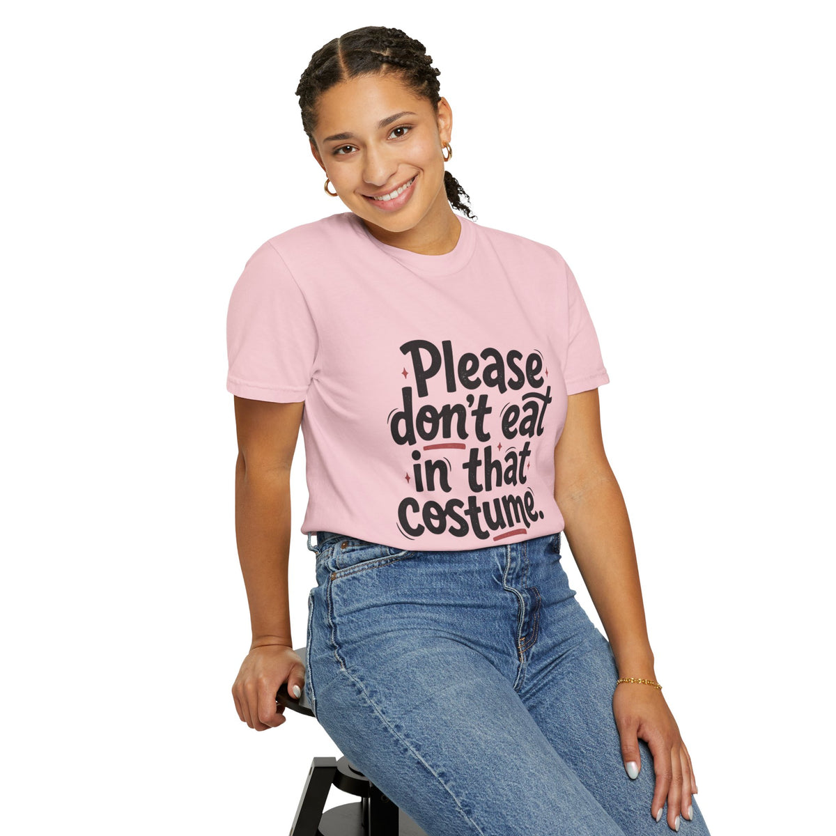 Please Don't Eat in That Costume T-Shirt — Funny Halloween Costume Shirt