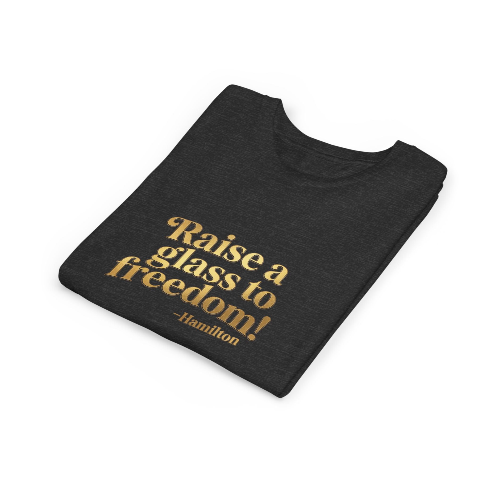 Hamilton 'Raise a Glass to Freedom' Youth Short Sleeve Tee