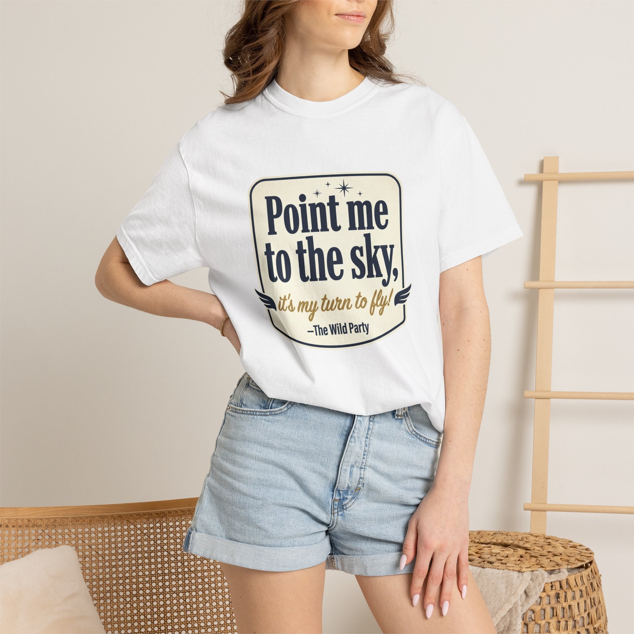 "Point Me to the Sky" Graphic T-Shirt — The Wild Party Quote