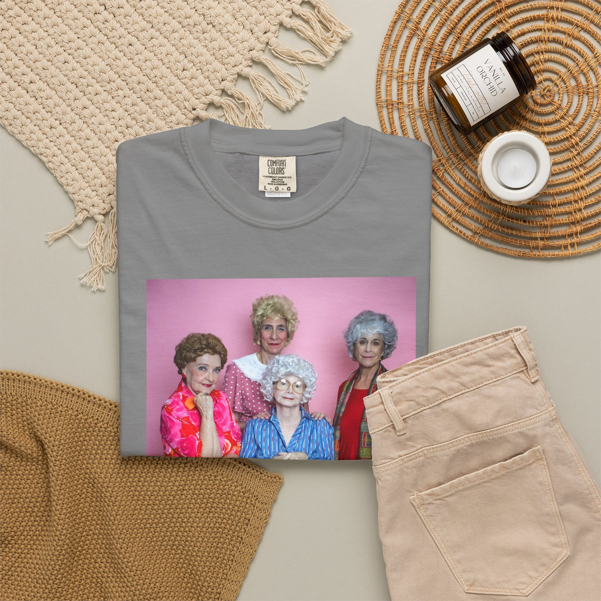 Golden Girls Inspired Photo T‑Shirt — Vintage TV Comedy Tee