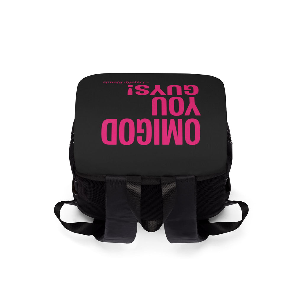 "OMIGOD YOU GUYS!" Backpack — Legally Blonde Quote Casual Backpack