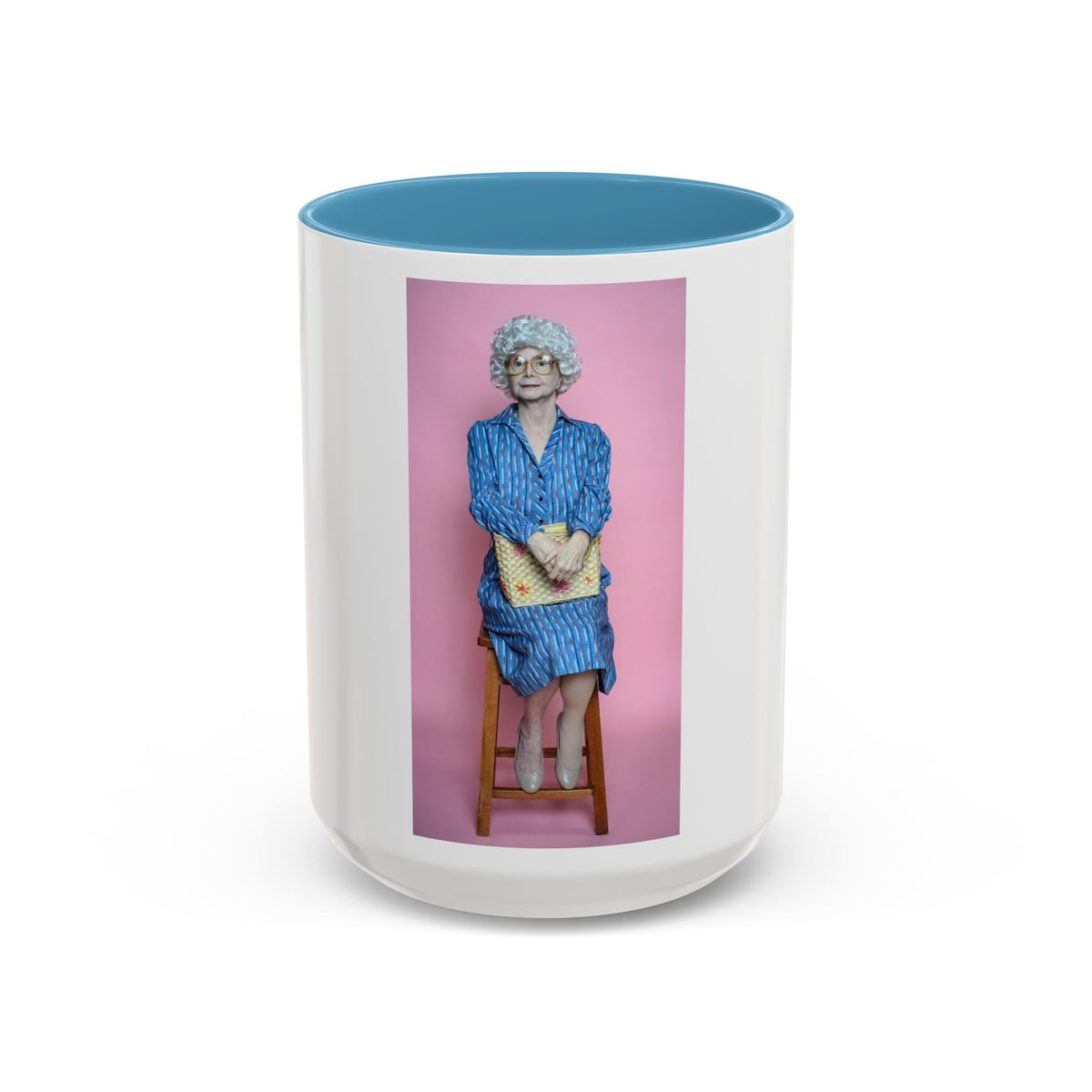 Vintage Sophia Golden Girls Inspired Portrait Accent Coffee Mug — Quirky Retro Kitchen Gift