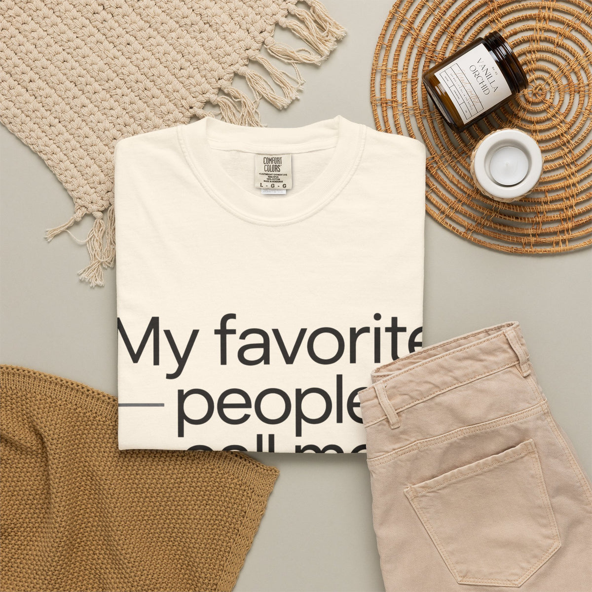 “My Favorite People Call Me Meme” Grandma T-Shirt