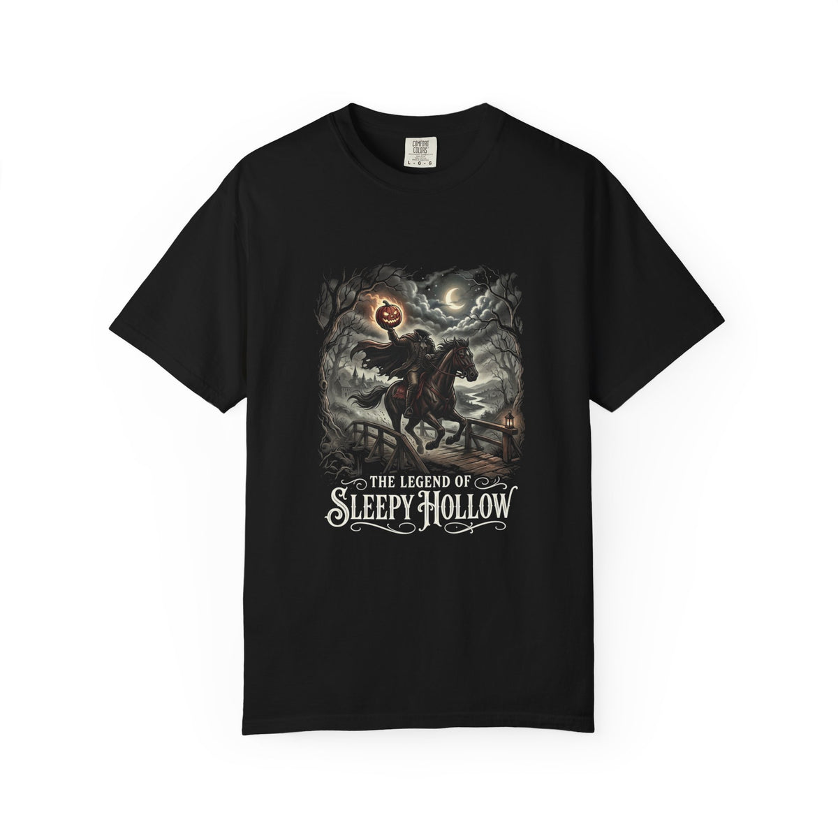 Horseman Night Rider T-Shirt — Vintage Gothic Halloween Graphic Tee