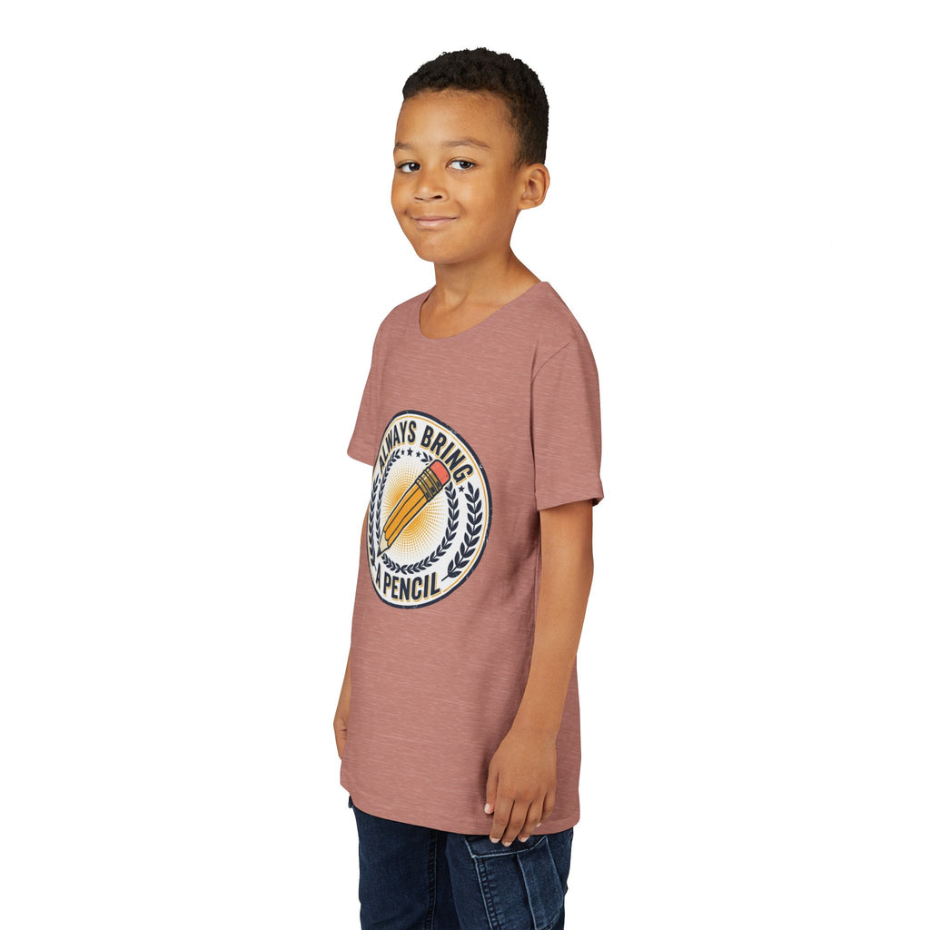 Always Bring a Pencil Youth T-Shirt — Back-to-School Graphic Tee