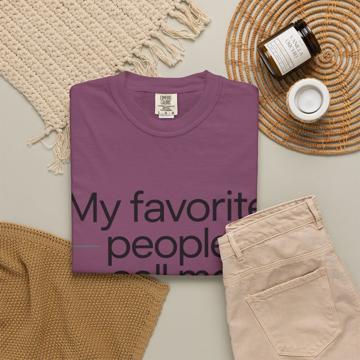“My Favorite People Call Me Meme” Grandma T-Shirt