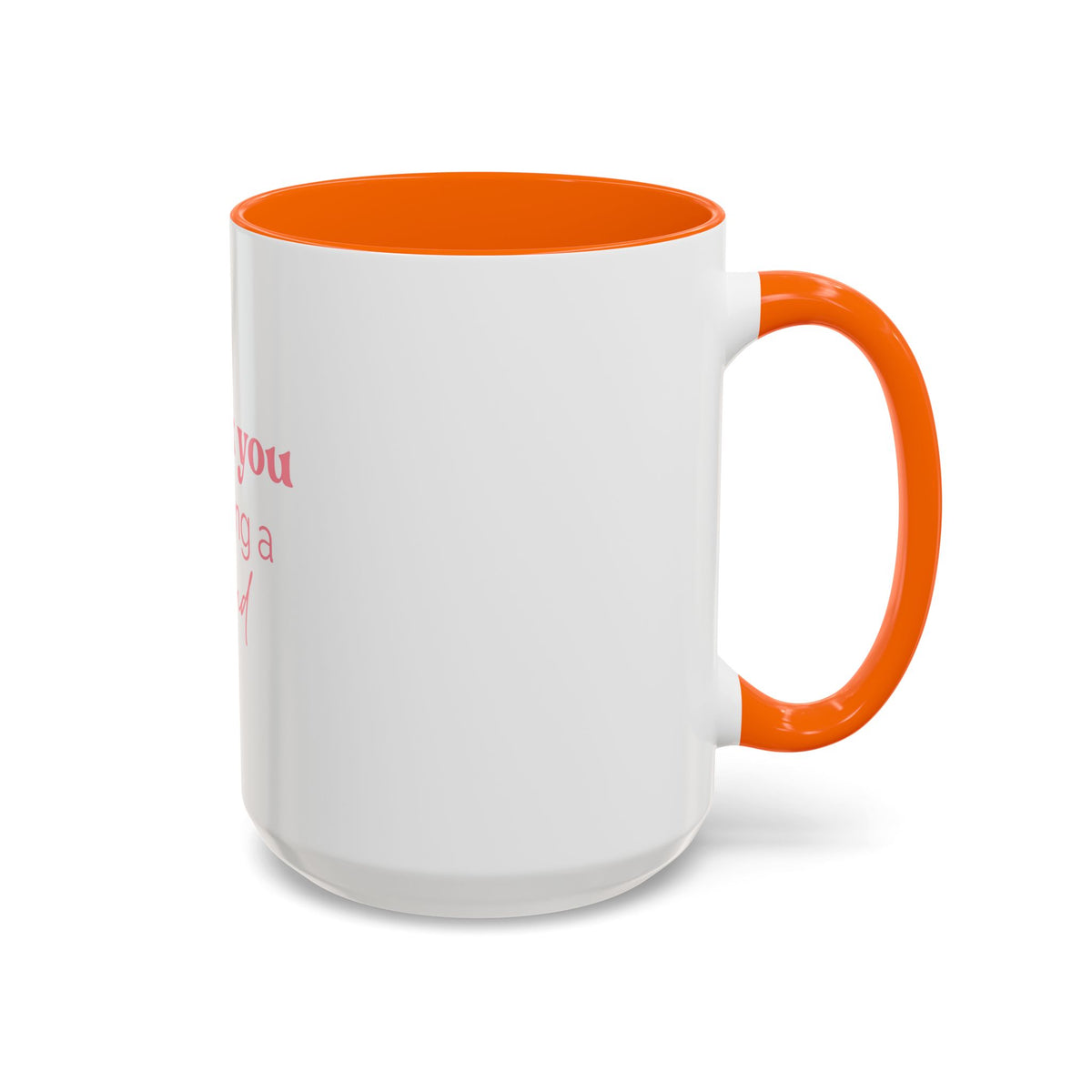 Thank You for Being a Friend Coffee Mug — Pink Friendship Accent Mug (11/15oz)