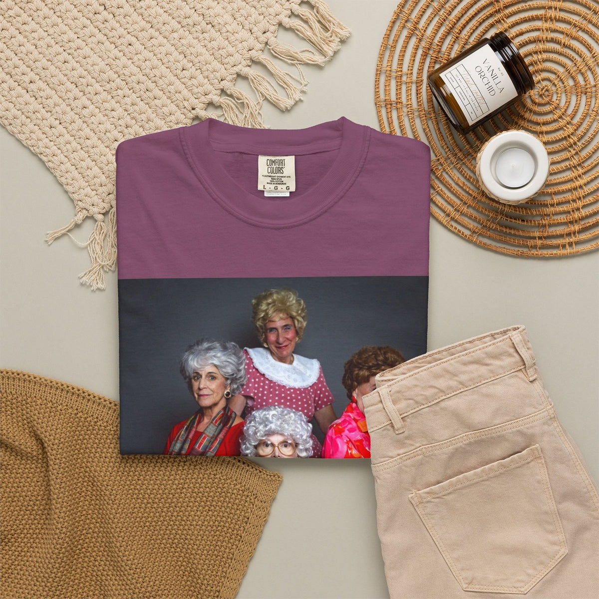 Golden Girls Inspired Photo T‑Shirt — Vintage TV Comedy Tee