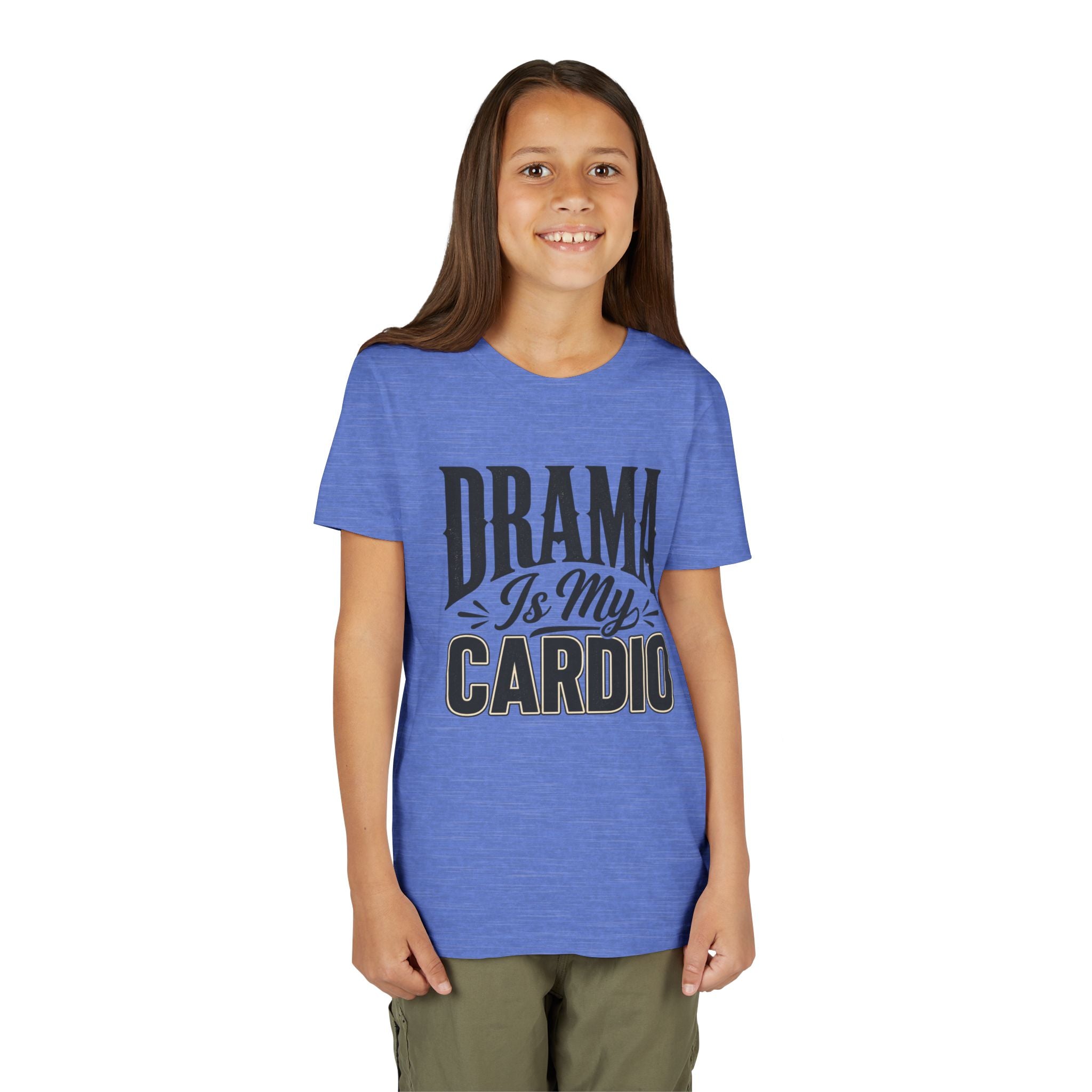 Drama Is My Cardio Youth T‑Shirt — Funny Theatre Kid Tee