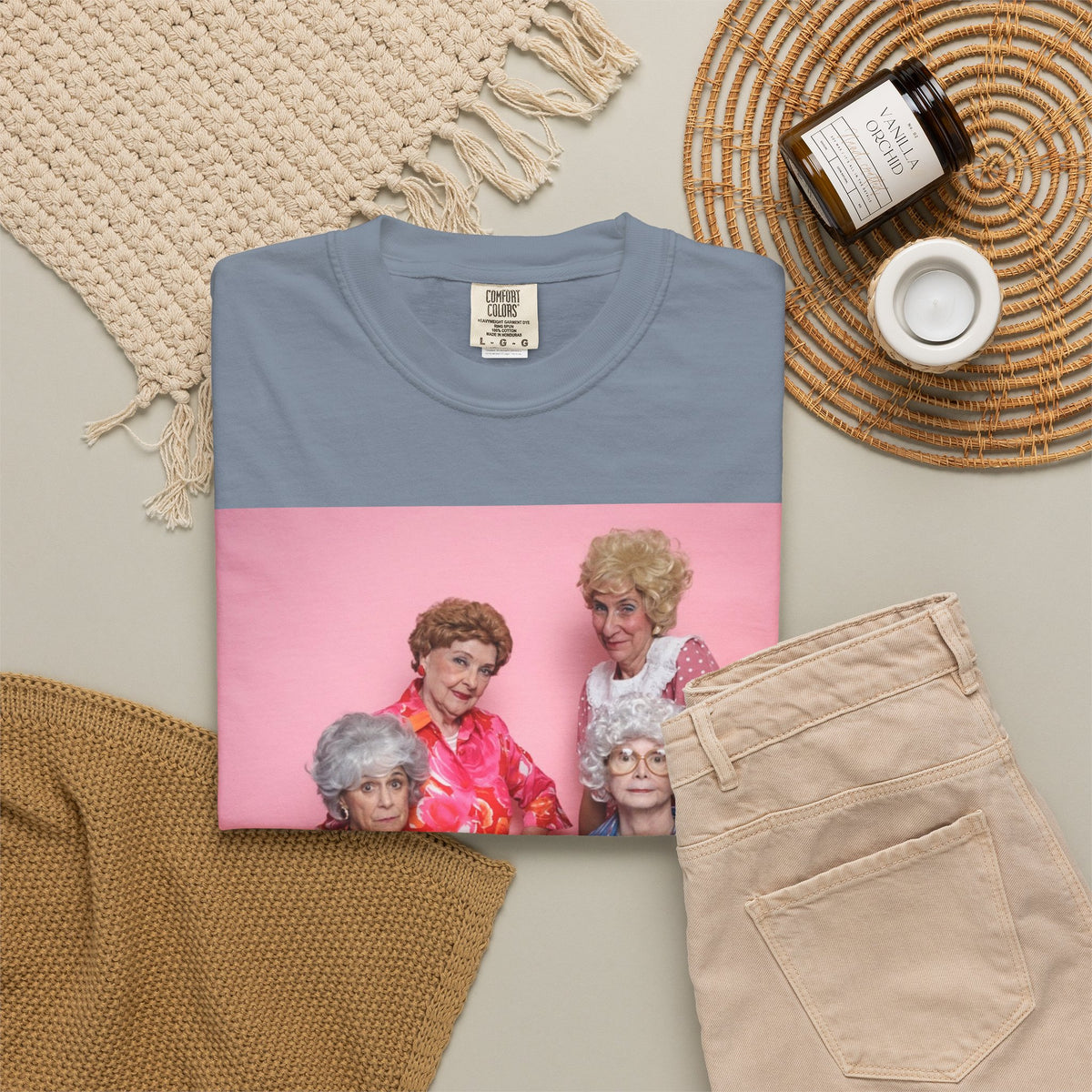 Golden Girls Inspired Photo T‑Shirt — Vintage TV Comedy Tee