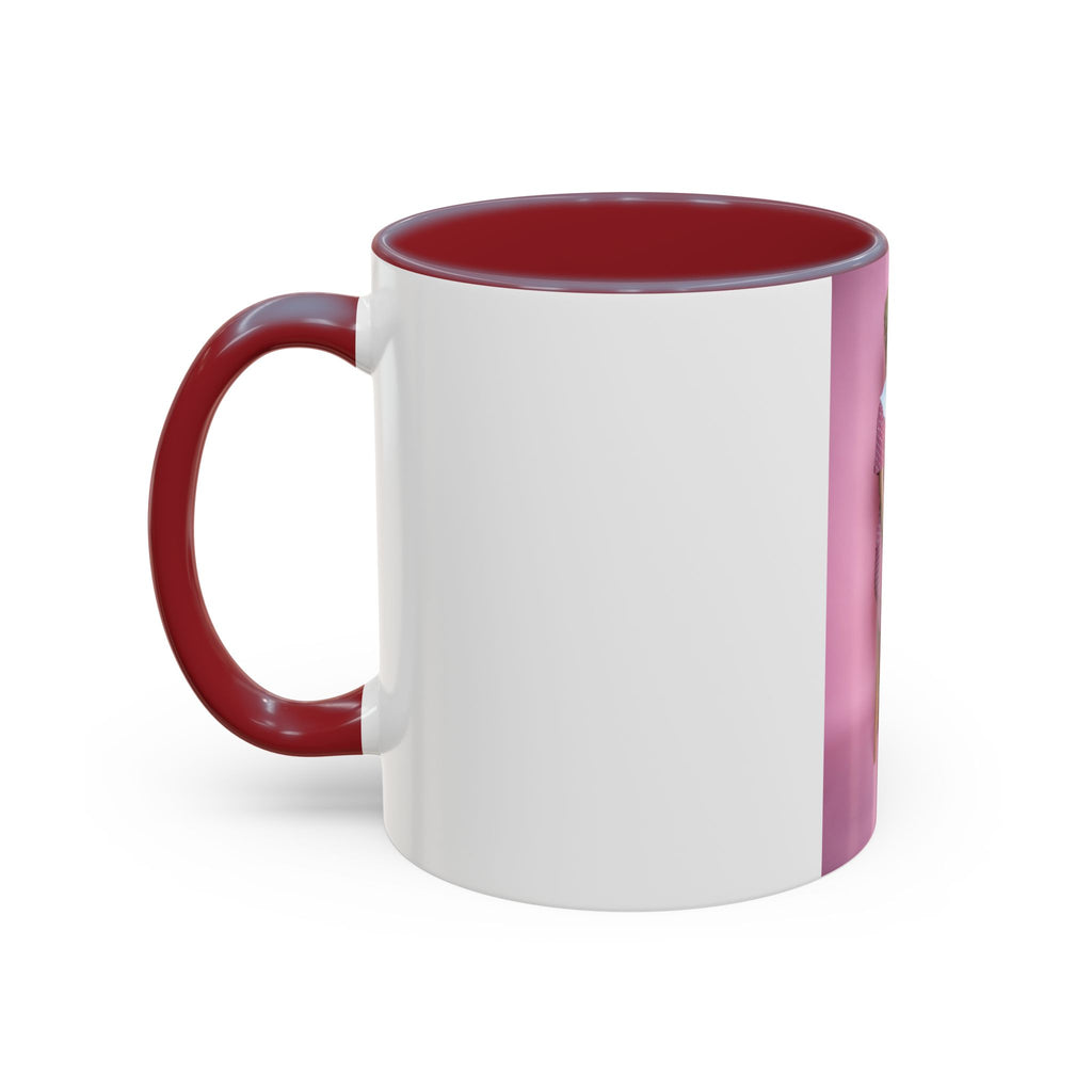 Vintage Pink Portrait Rose Golden Girls Inspired Coffee Mug — Quirky Photo Accent Mug (11/15oz)